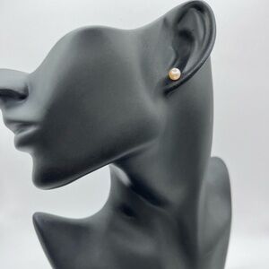 South Sea Pearl Button Earrings